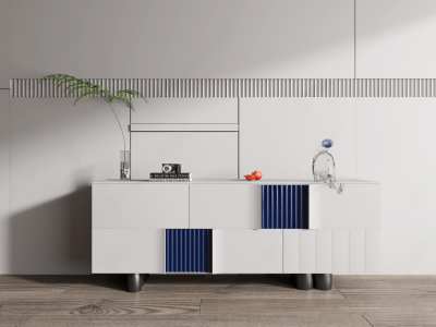 现代玄关柜3D模型下载